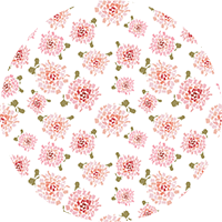 Fifty States Hydrangea - Blush Floral Wallpaper by Honey + Hank