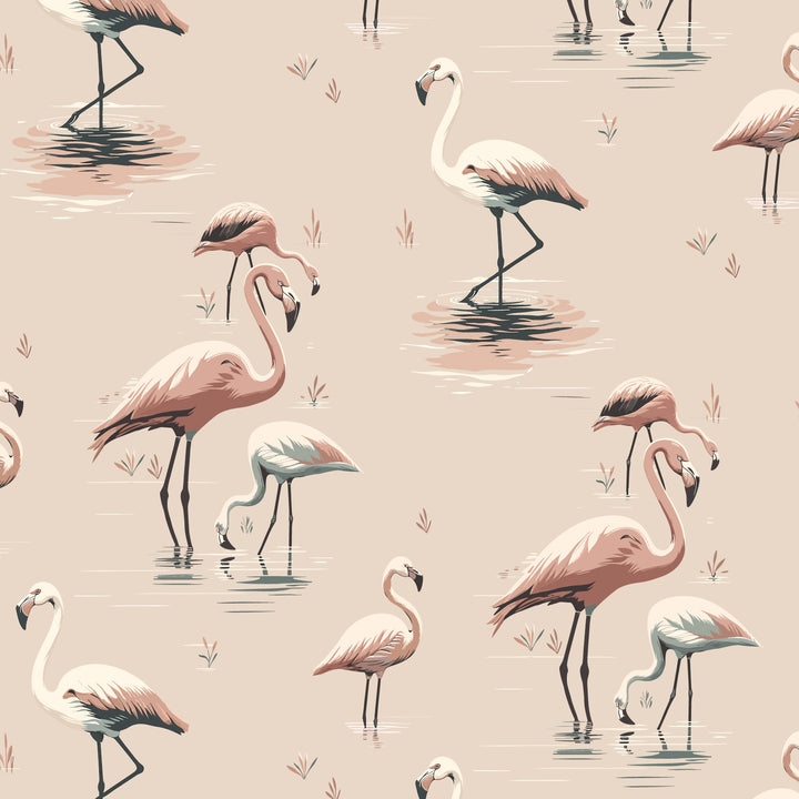 Flamingo - Pink Wallpaper