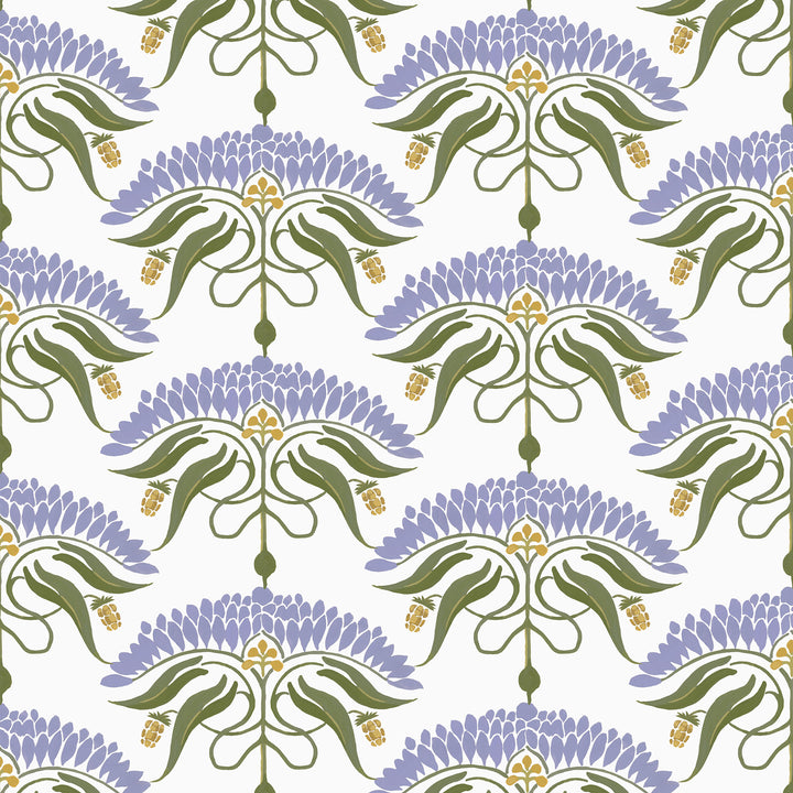Fleur de Rêve - Lavender Floral Wallpaper