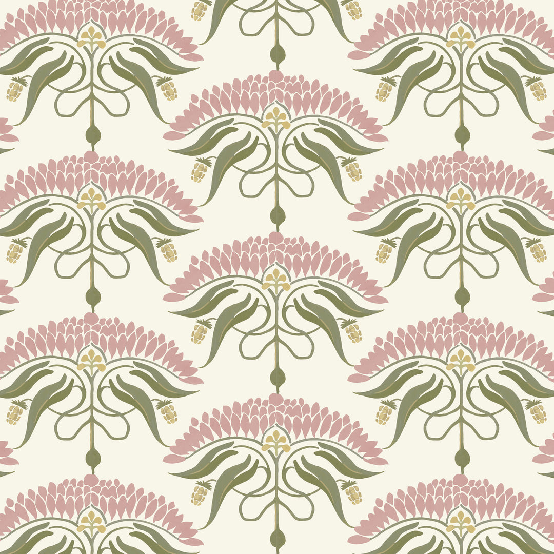 Fleur de Rêve - Linen Floral Wallpaper