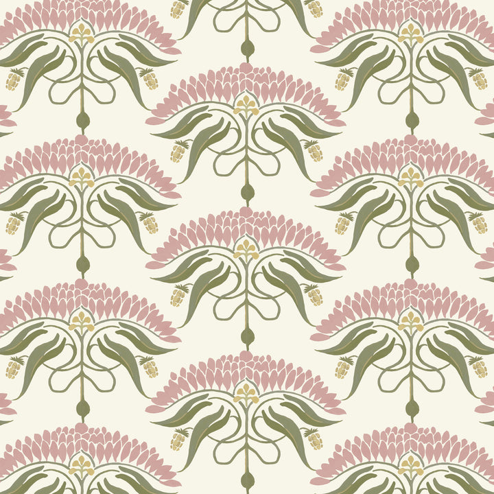 Fleur de Rêve - Linen Floral Wallpaper