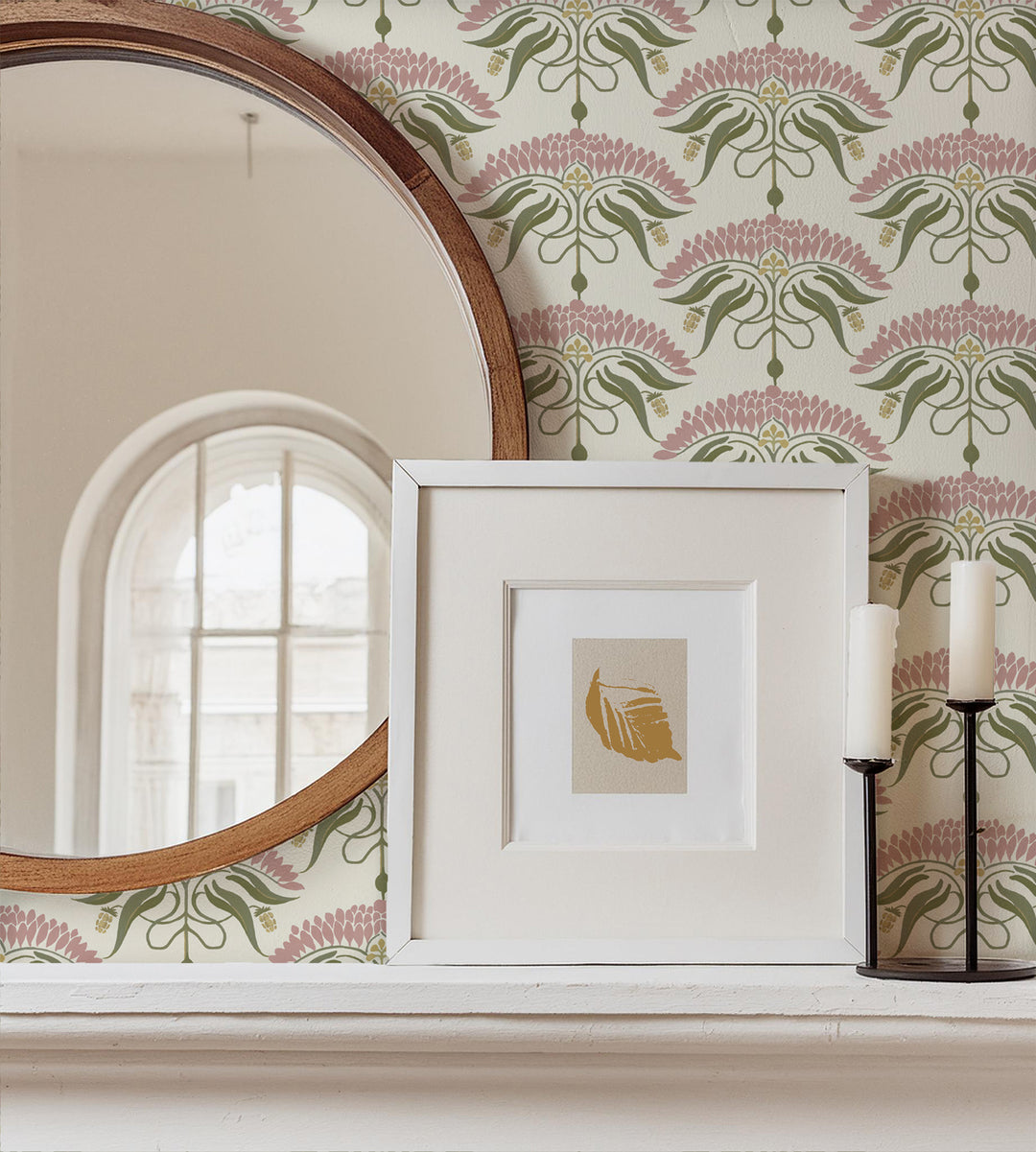 Fleur de Rêve - Linen Floral Wallpaper