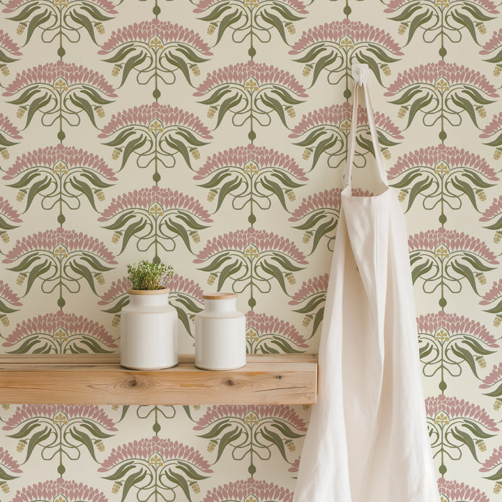 Fleur de Rêve - Linen Floral Wallpaper