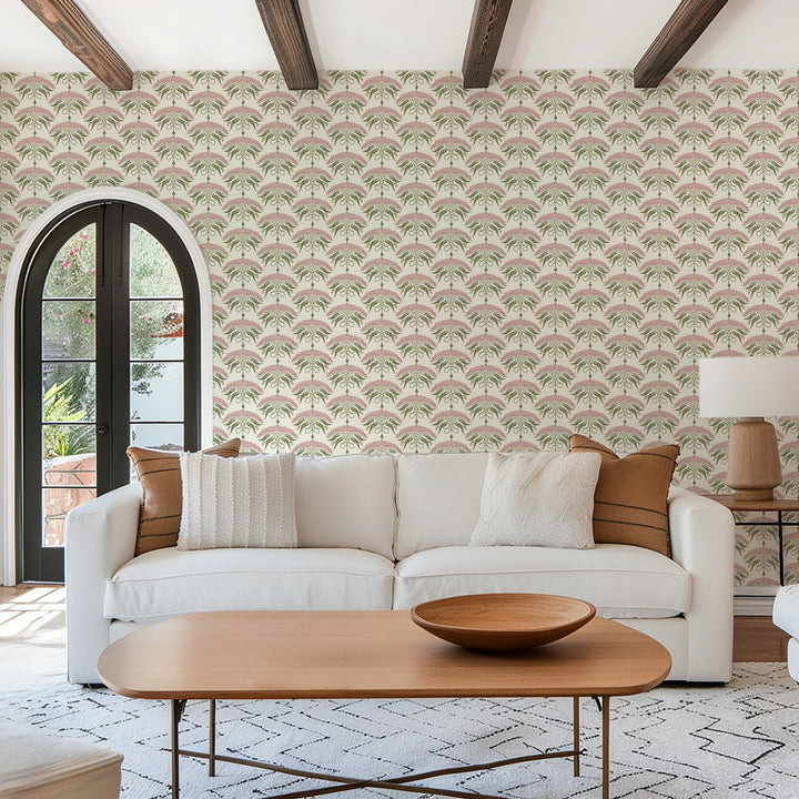 Fleur de Rêve - Linen Floral Wallpaper