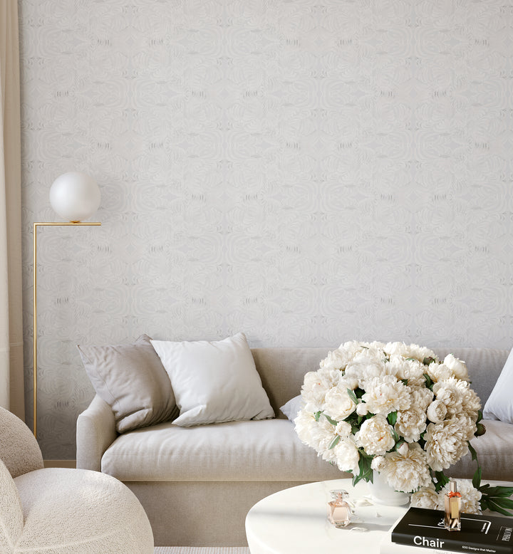 Porcelain Flora Wallpaper