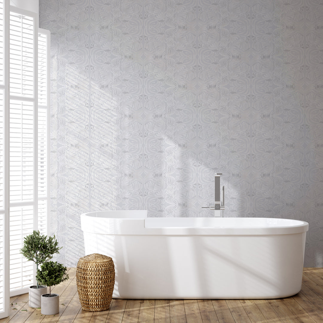 Porcelain Flora Wallpaper