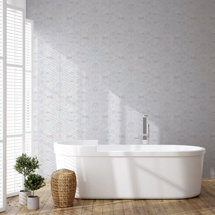 Porcelain Flora Wallpaper