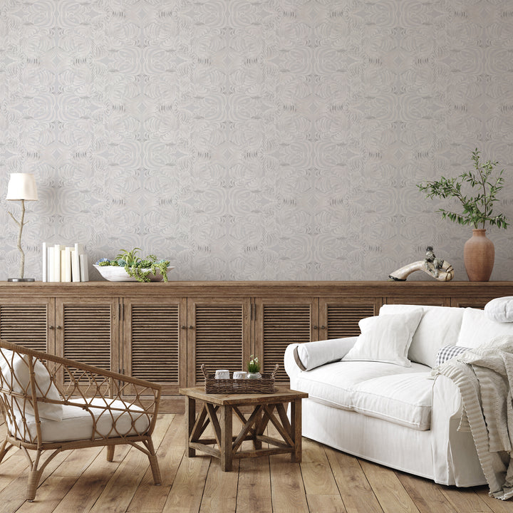 Porcelain Flora Wallpaper