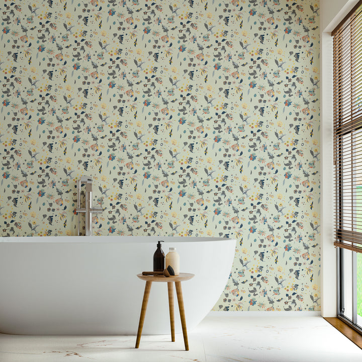 Floral Bliss - Mixed Wallpaper