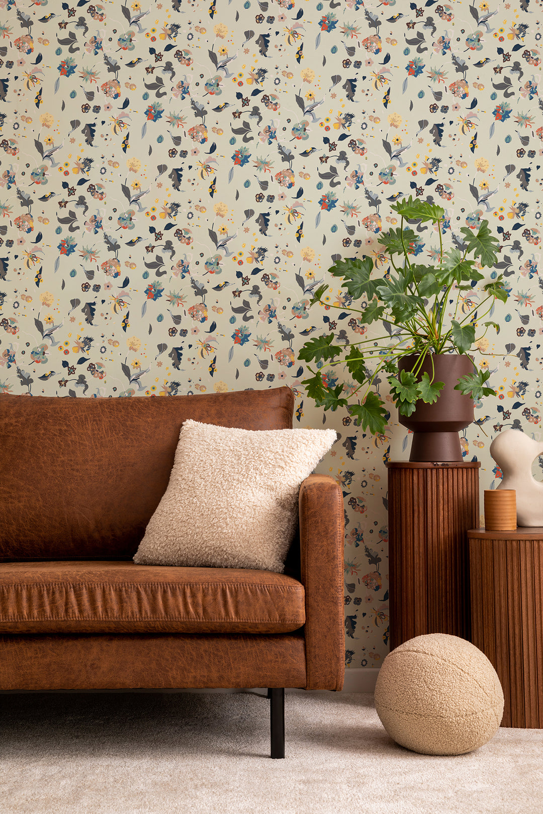 Floral Bliss - Mixed Wallpaper