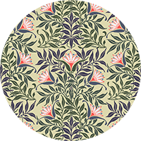 Floral Vine - Yellow and Green Wallpaper