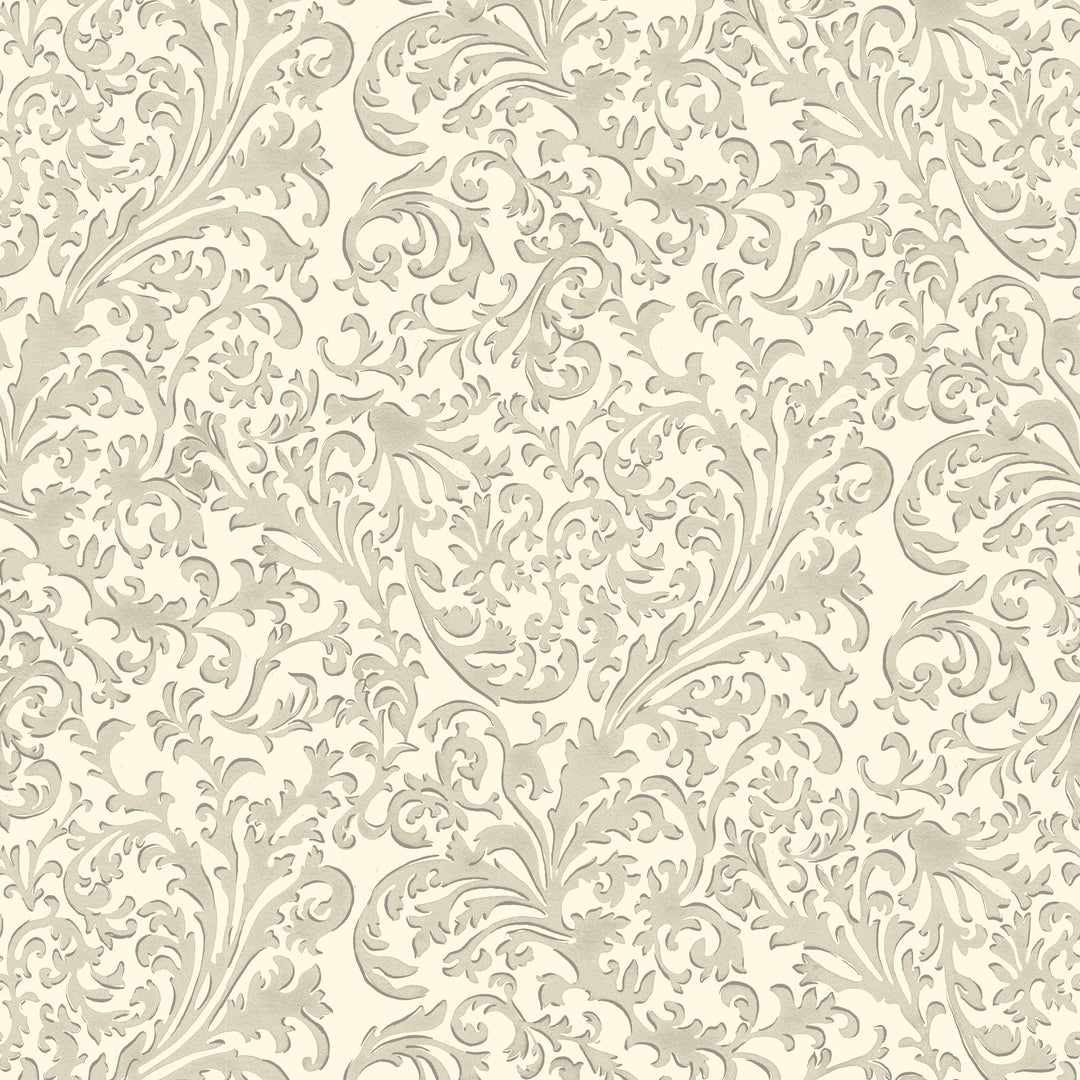 Florentine Vine - Linen Wallpaper