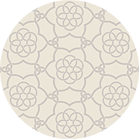 Floret Lattice - Pale Mineral Blue Wallpaper
