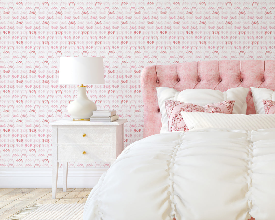 Florida Sand Crab - Blush Wallpaper by Honey + Hank