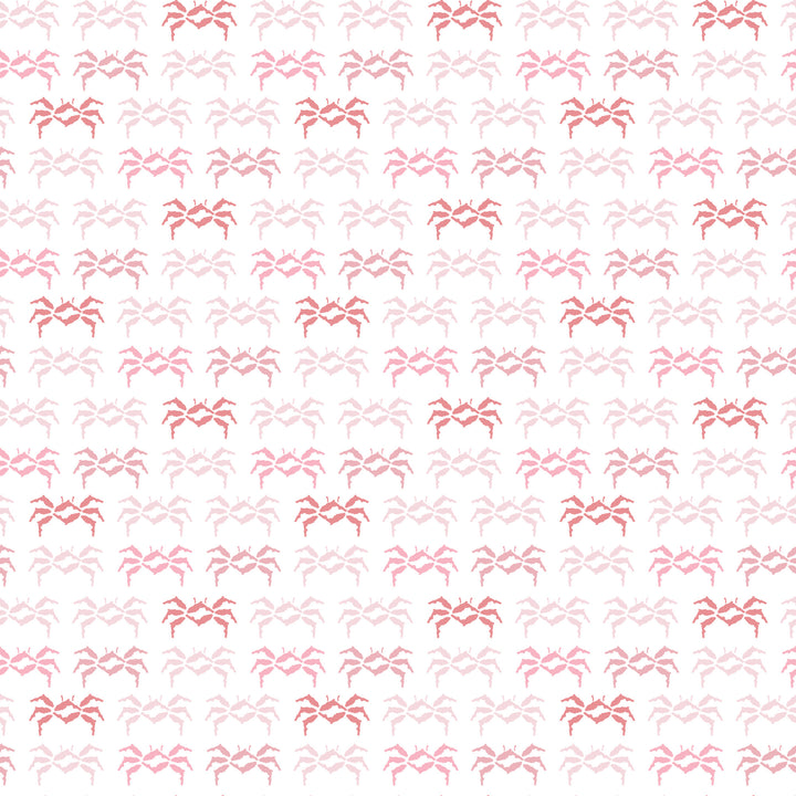 Florida Sand Crab - Blush Wallpaper by Honey + Hank