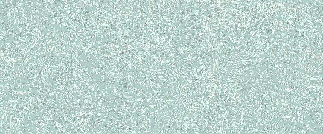 Flow Wall Mural - Seafoam