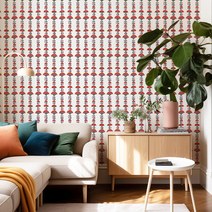 Eugenie Floral Wallpaper by Furbish