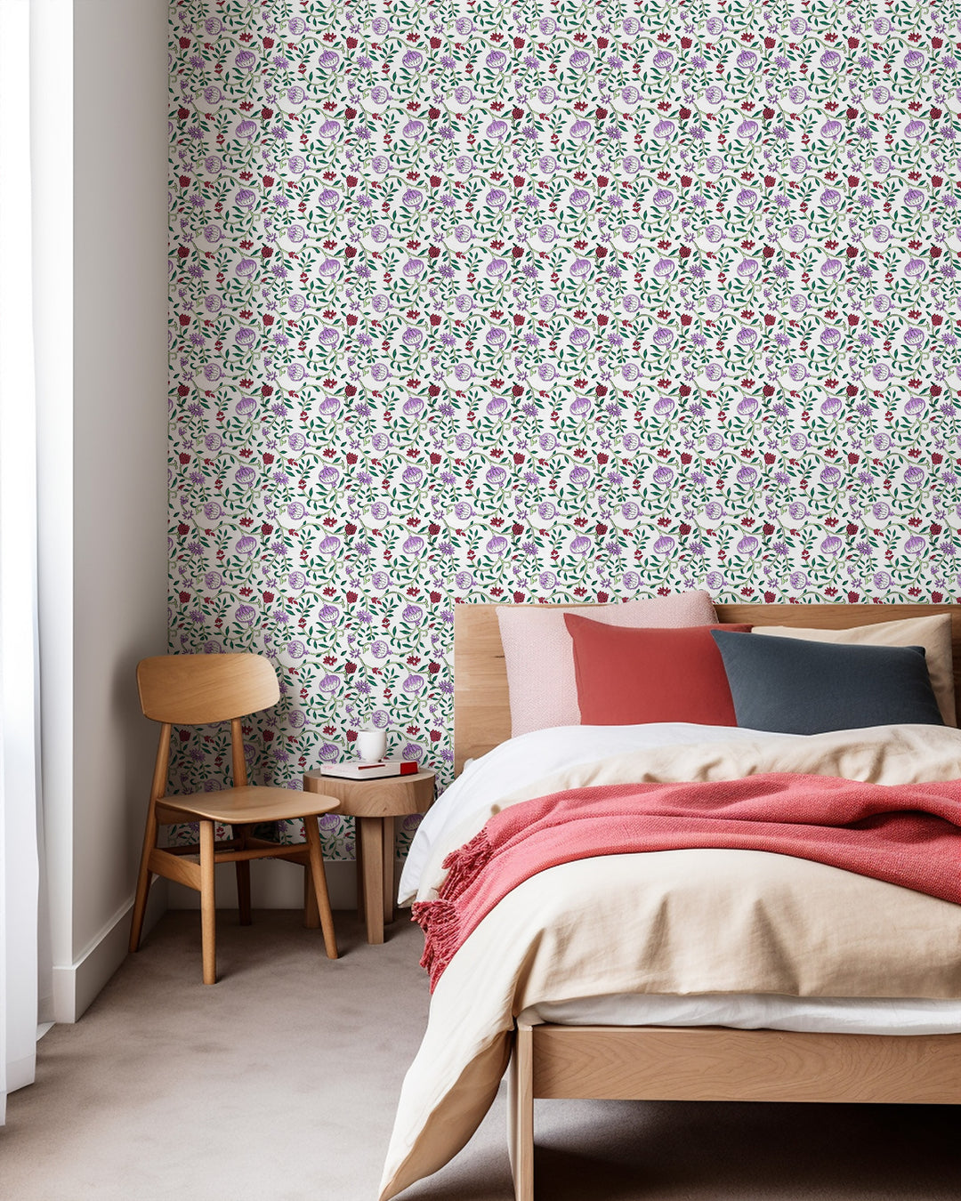 Loews Floral Wallpaper by Furbish