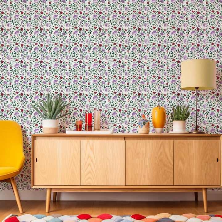 Loews Floral Wallpaper by Furbish
