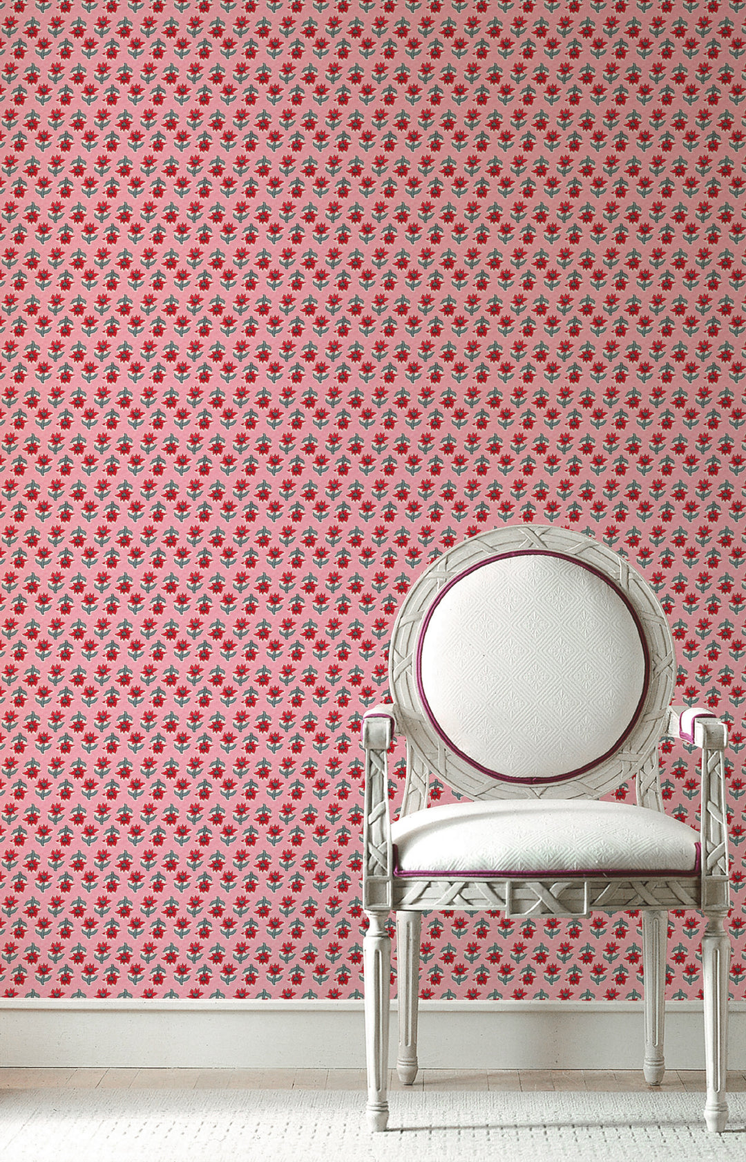 Sabrina Floral Wallpaper by Furbish