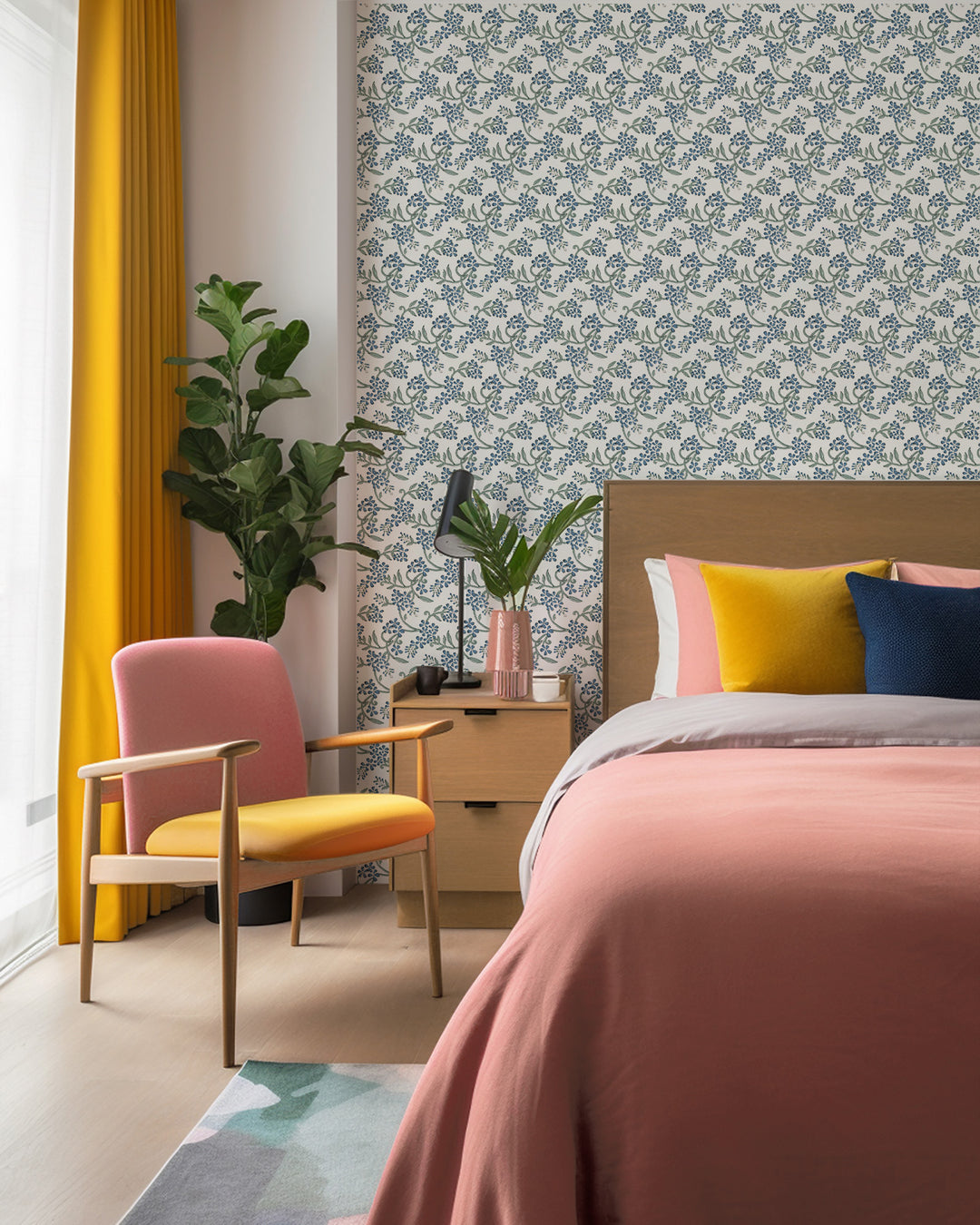 Sanibel Floral Wallpaper by Furbish