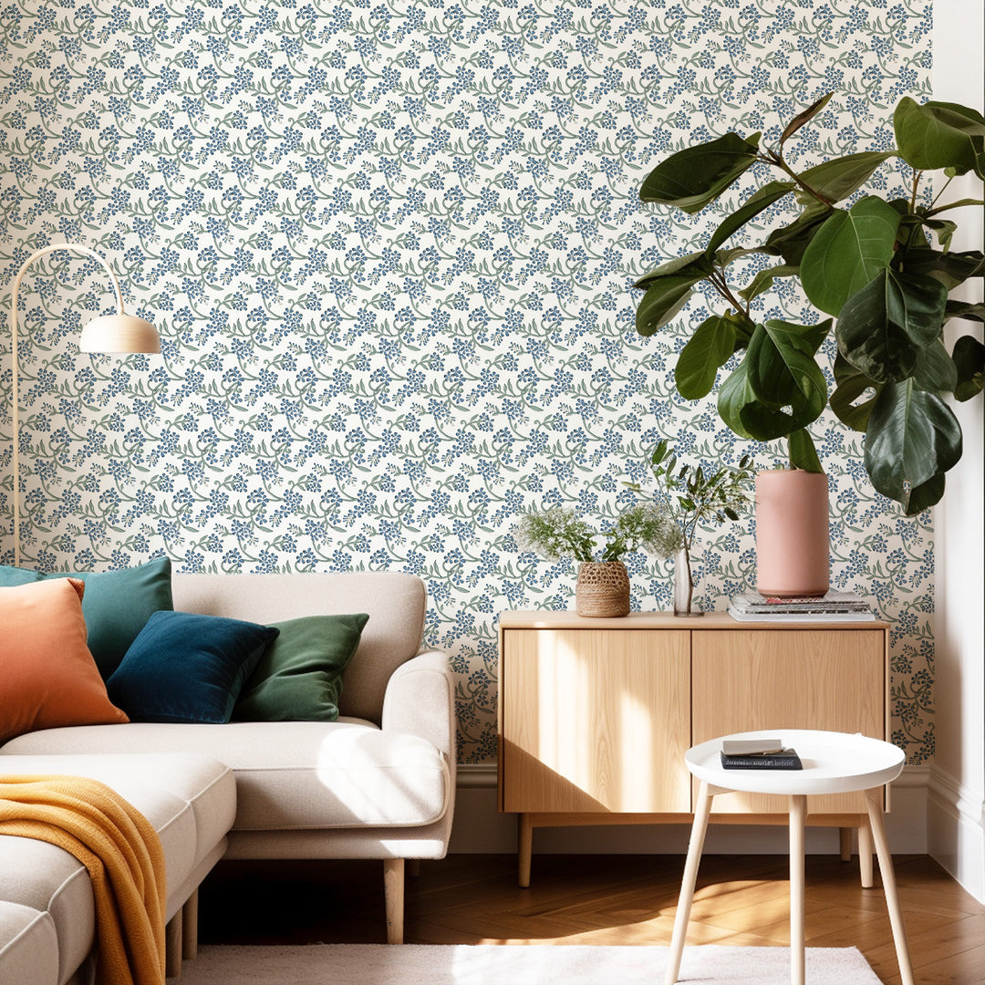Sanibel Floral Wallpaper by Furbish