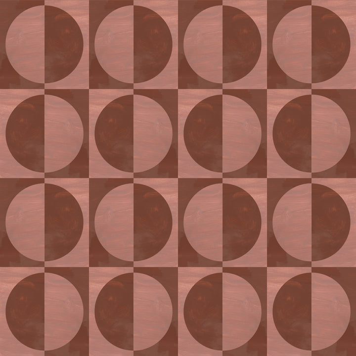 Glass Half Full - Clay Wallpaper by Blessed Little Bungalow