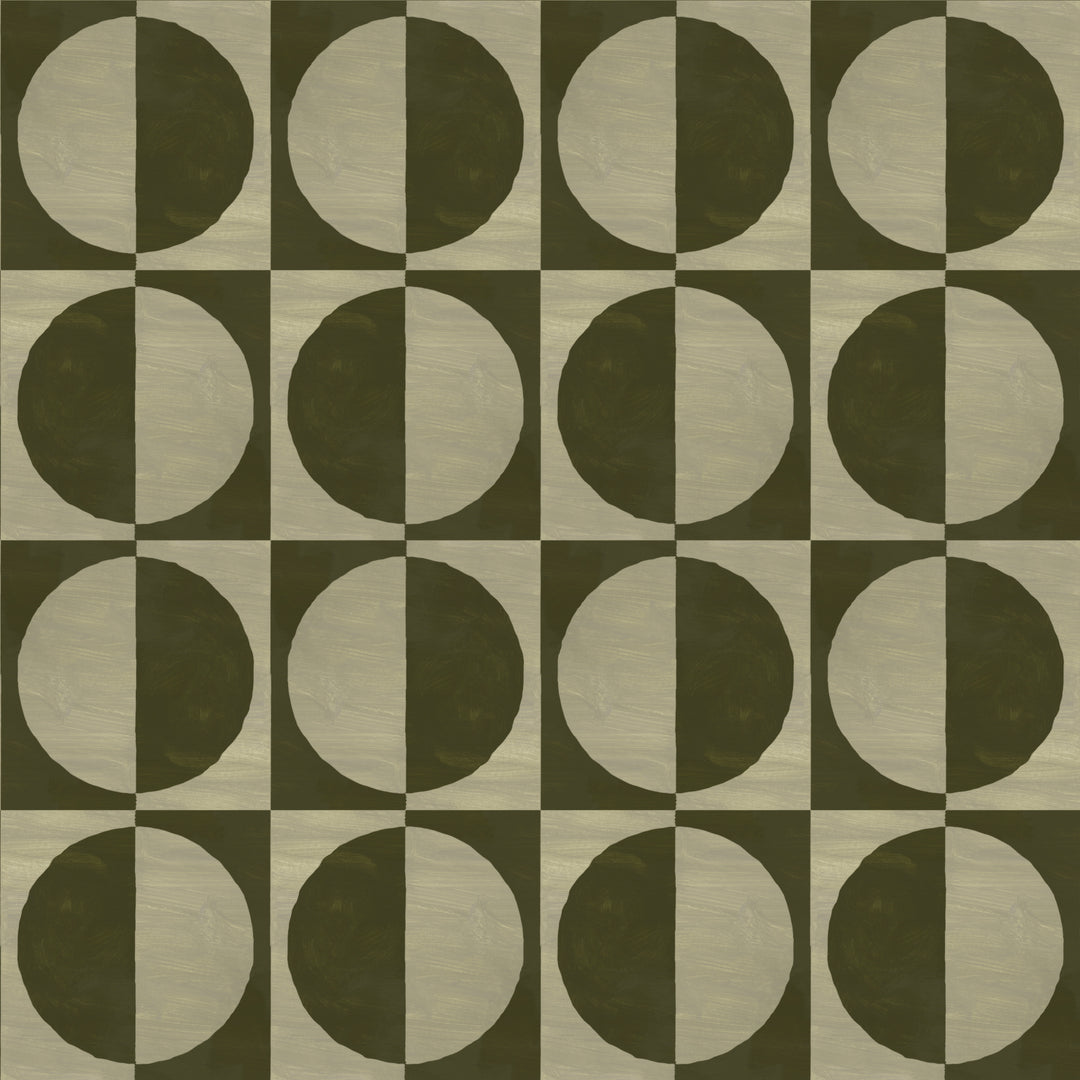 Glass Half Full - Olive Wallpaper by Blessed Little Bungalow