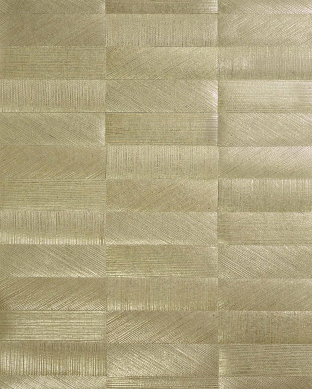 Specialty Gold Parquet Grasscloth Wallpaper