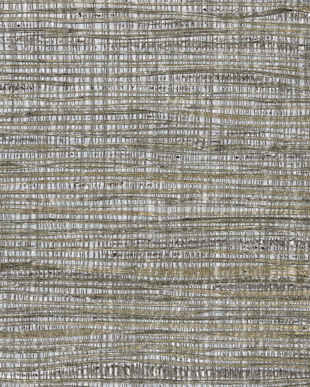 Titanium Iridescent Loose Weave Grasscloth Wallpaper