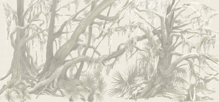 Kiawah Oaks Mural - Beige by Megan Molten