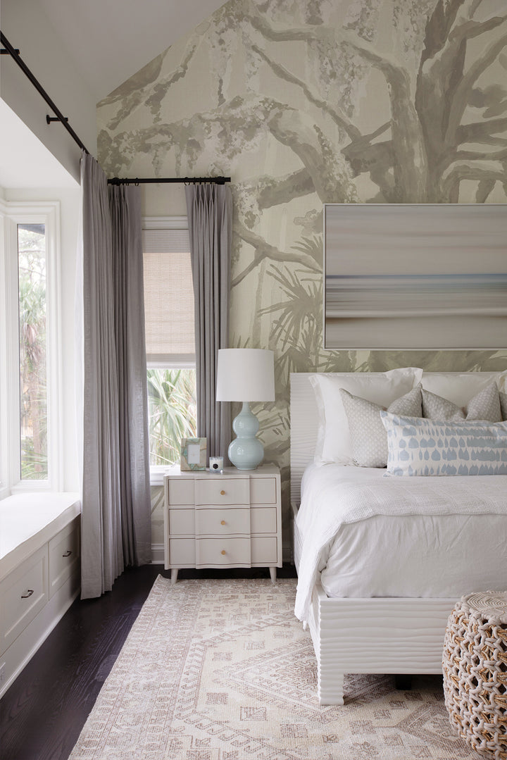 Kiawah Oaks Mural - Beige by Megan Molten
