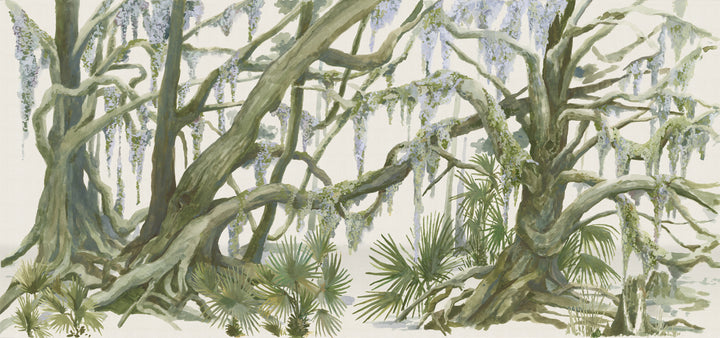Kiawah Oaks Mural - Natural by Megan Molten