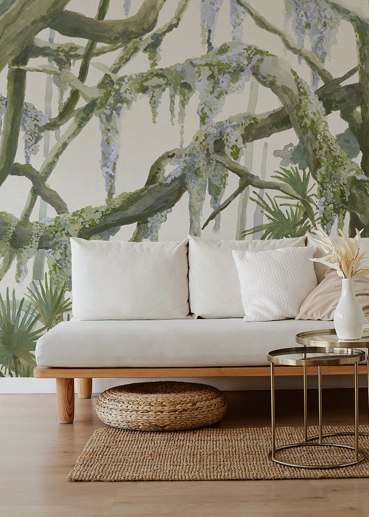 Kiawah Oaks Mural - Natural by Megan Molten