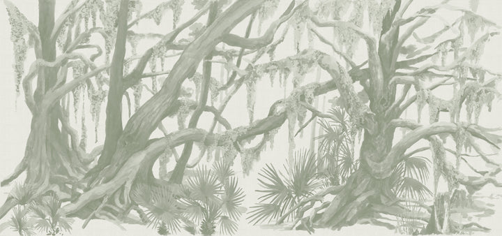 Kiawah Oaks Mural - Sage by Megan Molten