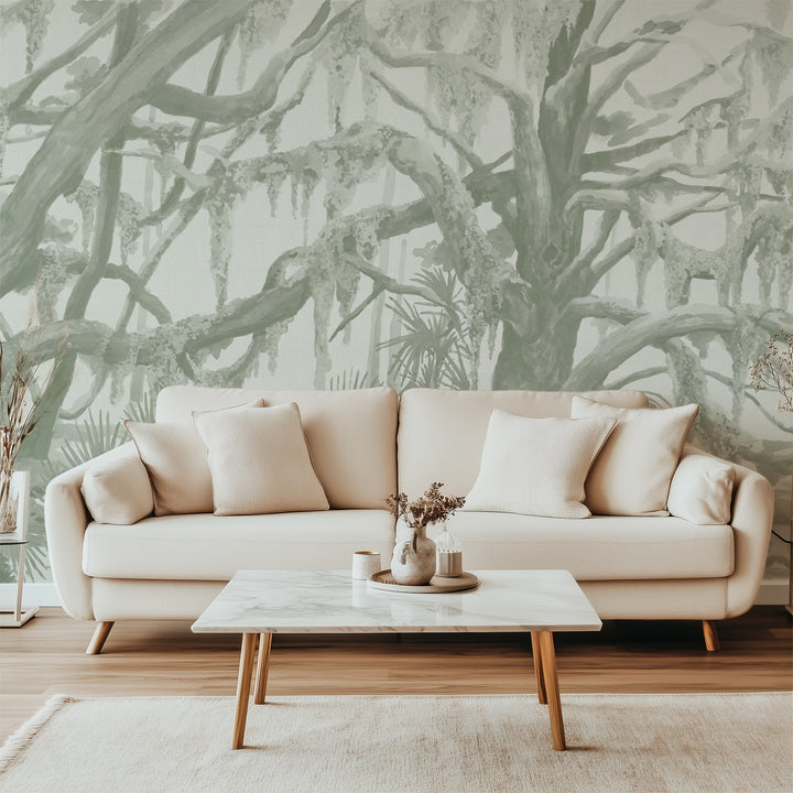 Kiawah Oaks Mural - Sage by Megan Molten