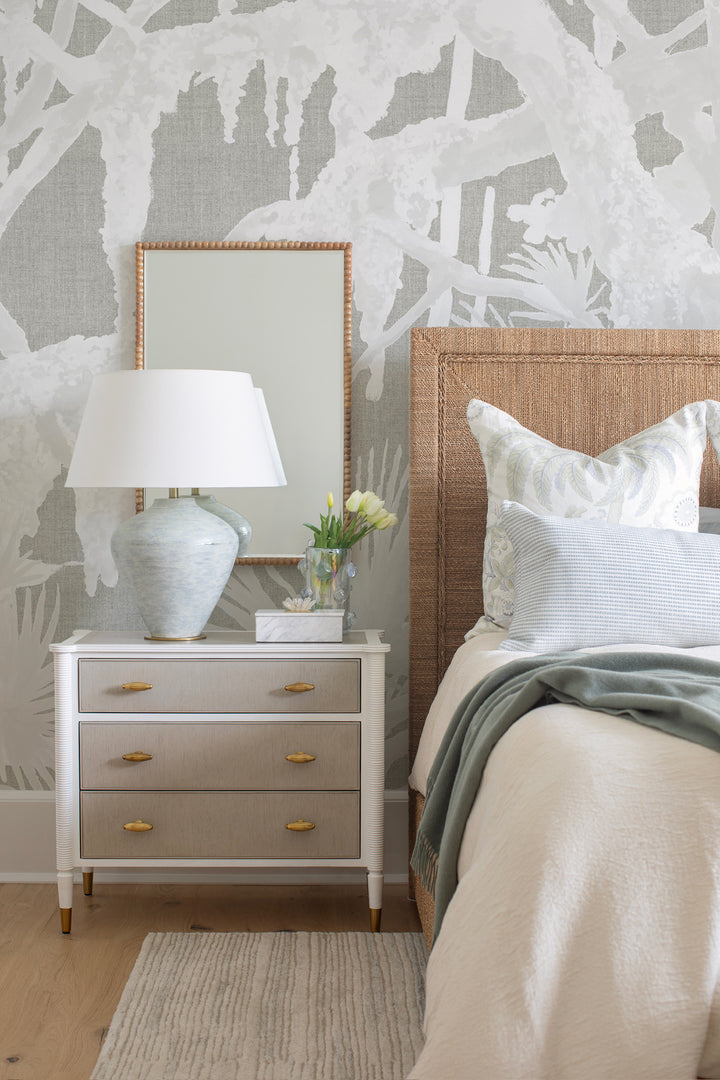 Kiawah Oaks Mural - White Linen by Megan Molten