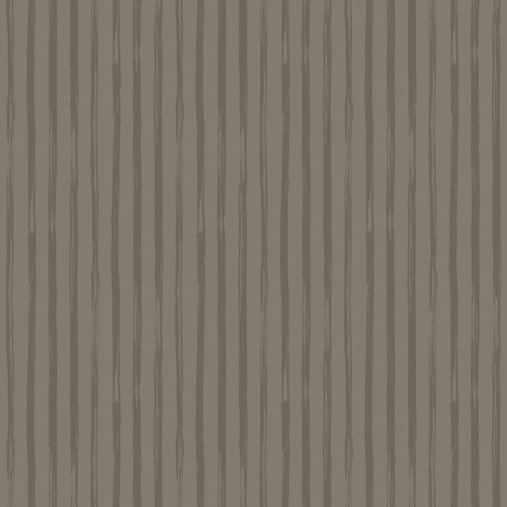 Versa Hand Stripe - Velvet Mocha Wallpaper by Mrs. Paranjape