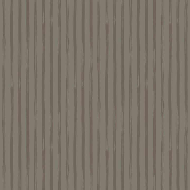 Versa Hand Stripe - Velvet Mocha Wallpaper by Mrs. Paranjape