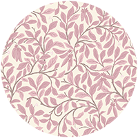 Leaf and Pod - Taupe Green Wallpaper