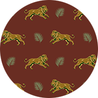 Legacy Lion - Crimson Shadow Wallpaper