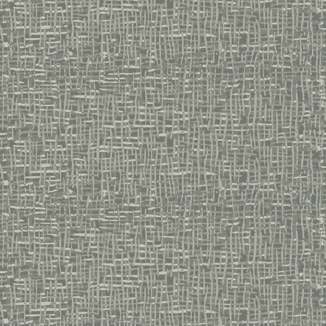 Atomic Weave - Bleached Charcoal Wallpaper