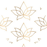 Lotus - Golden Taupe Floral Wallpaper by Bohemian Bungalow