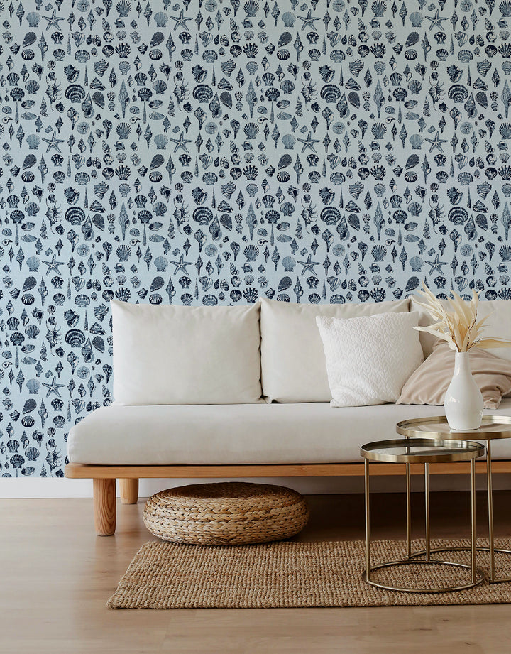 Lowcountry Love Shells - Serene Sky Blue by Megan Molton