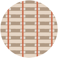 Lowcountry Sweetgrass - Black Brown Wallpaper by Blessed Little Bungalow