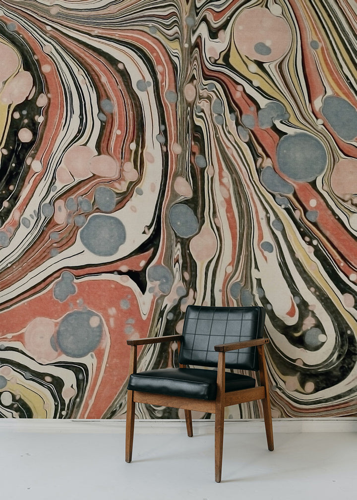 Marble Mirage Wall Mural - Polychrome