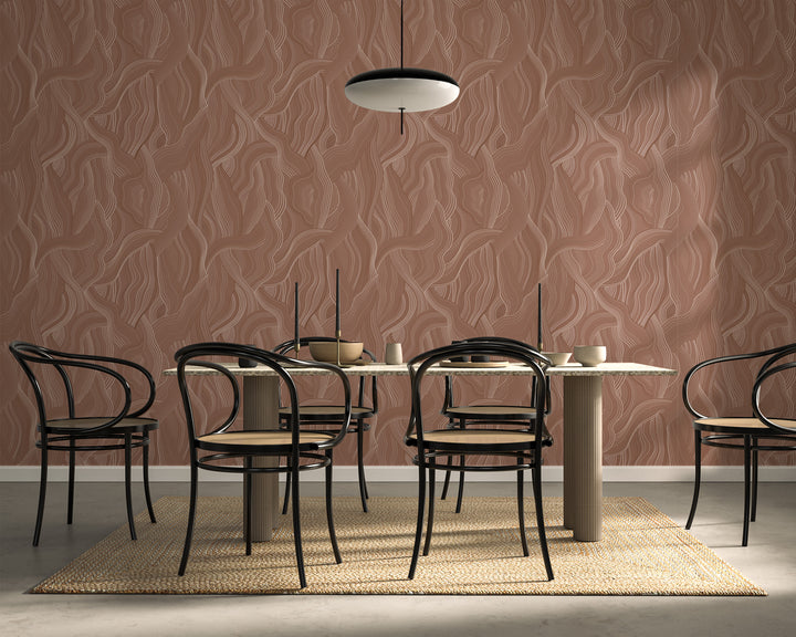 Meraki - Dusty Rose Wallpaper by Sabrina Yvonne