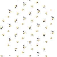Miniature Roses - Porcelain Blue Floral Wallpaper