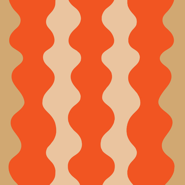 Low Frequency - Tangerine Dreams Wallpaper by Natalie Papier
