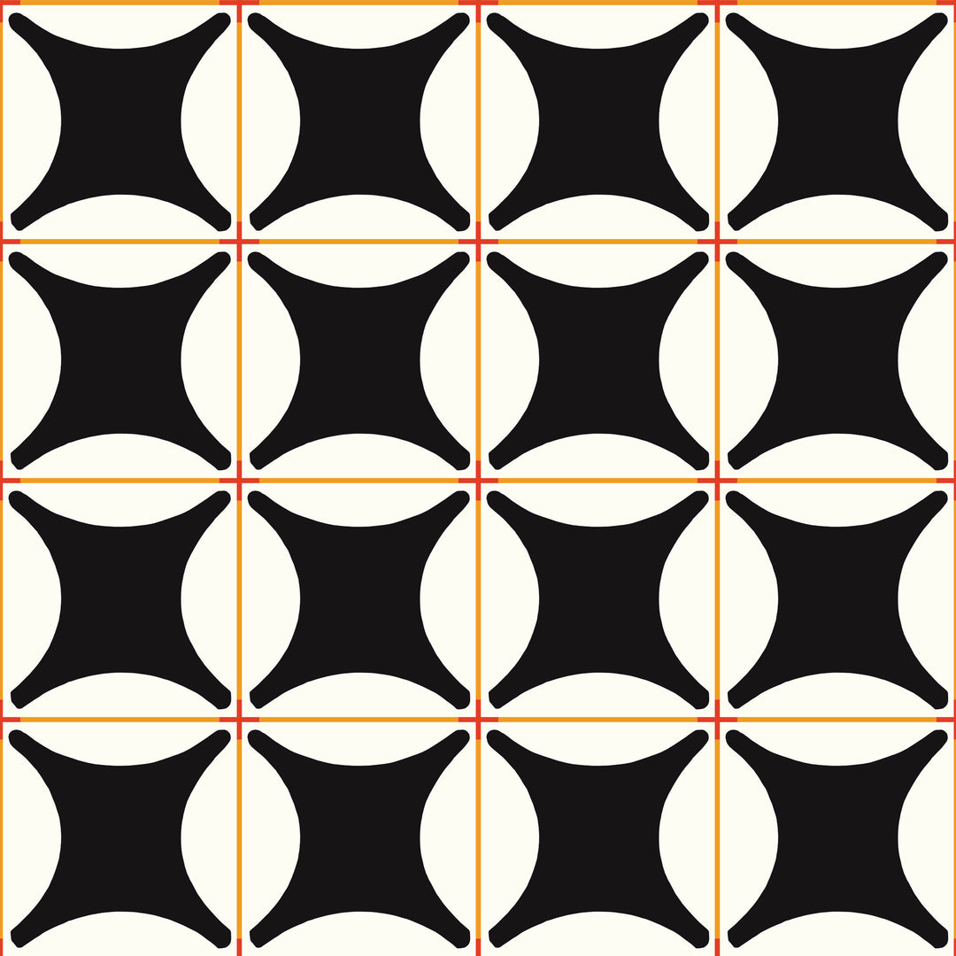 Traveler Tile - Onyx Wallpaper by Natalie Papier